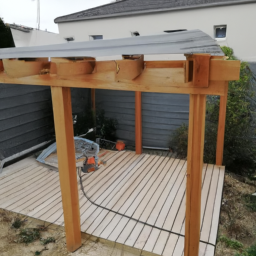 Réparation de toiture de pergola en acier Eysines